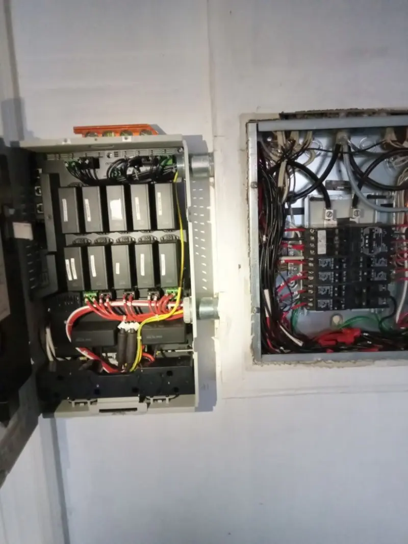 Electrical panel upgrade completed for Indoor Lighting Installation in Greenwood